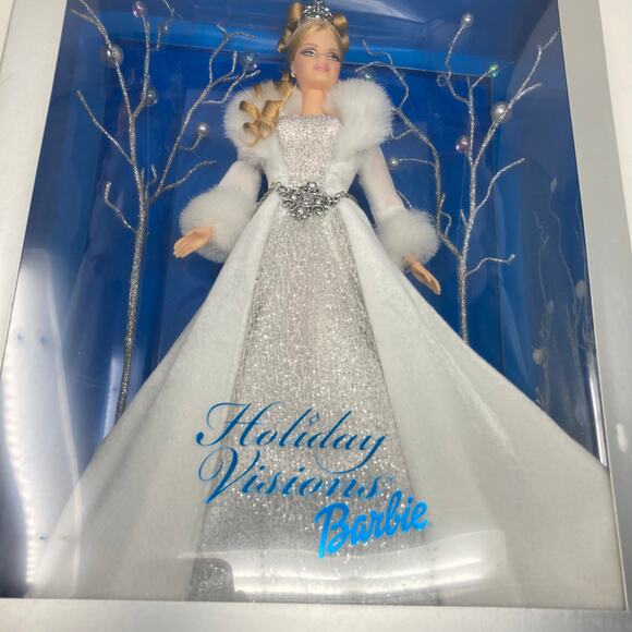 2003 Holiday Visions Barbie – Winter Fantasy Special Edition Blonde – NIB NRFB - Picture 5 of 16